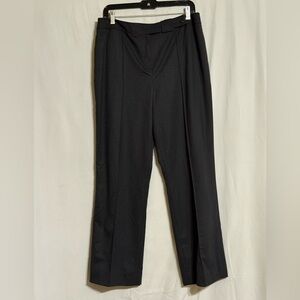 NWT Carlisle Prestige Black Wool Blend Trousers Size 14